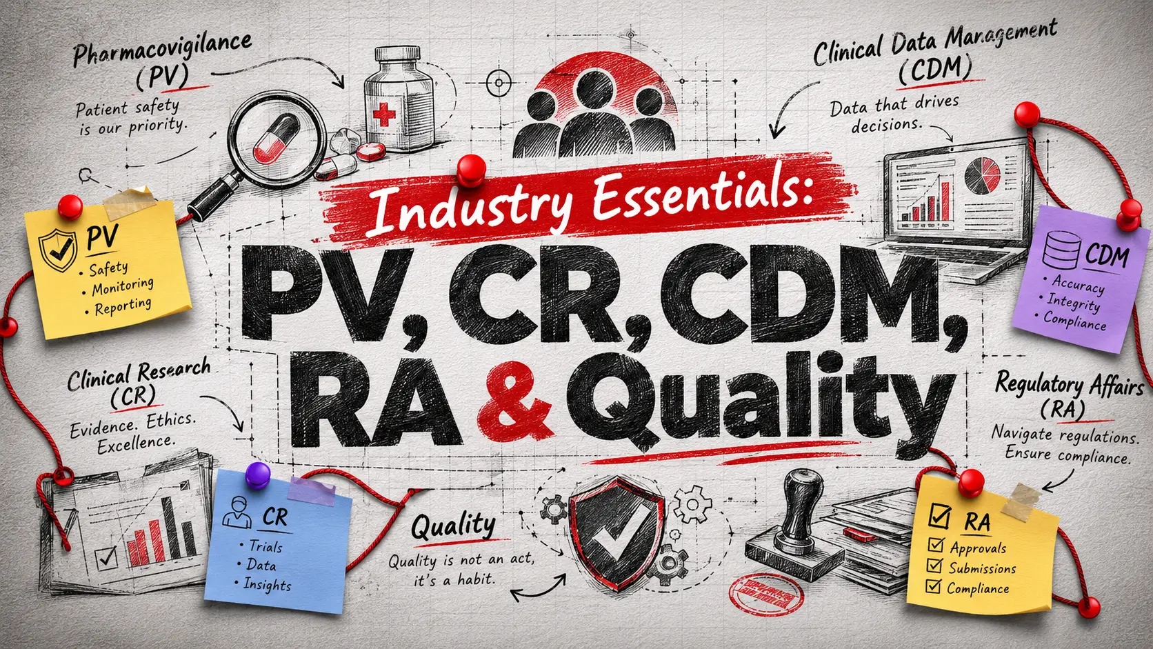 Industry Essentials: PV, CR, CDM, RA & Quality